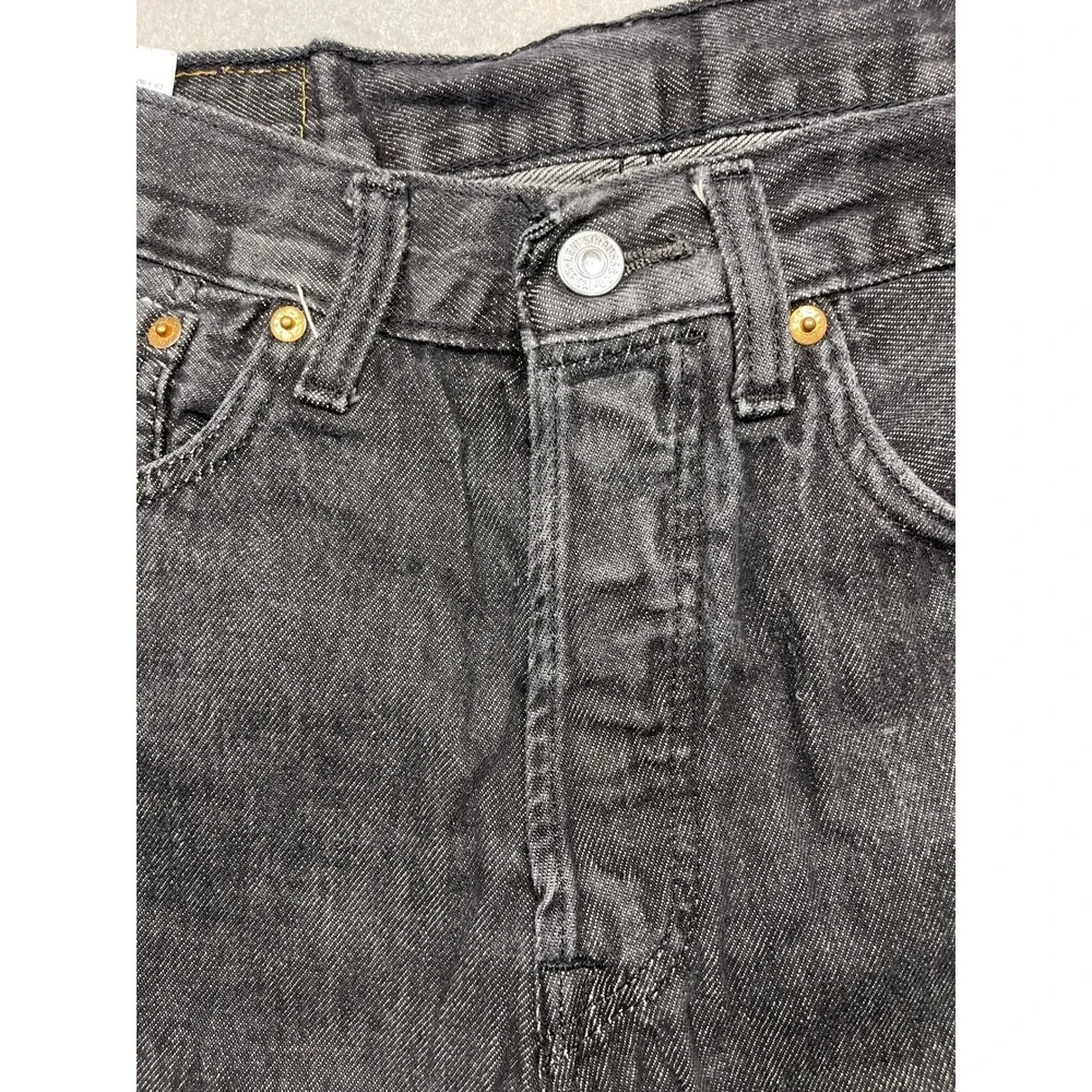 Levis 501 Original Fit Jeans Faded Black Straight Leg Denim W30 L32 00501-0660
